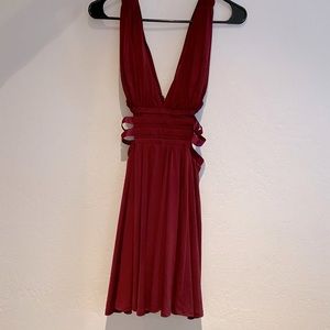 Red express dress size xs